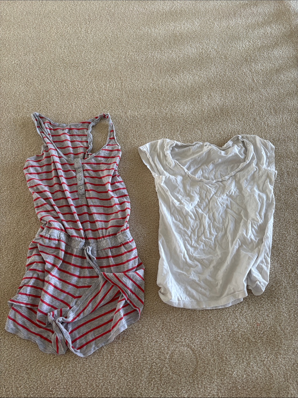 Gap Body Romper And T Shirt X Small